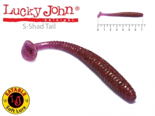 Силікон Lucky John S-Shad Tail 2.8" col.S13